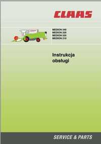 Instrukcja obsługi kombajnu Claas Medion 310, 320, 330, 340 PL