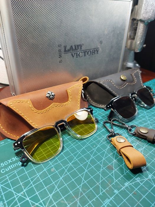 Очечница,чехол для очков натуральная кожа