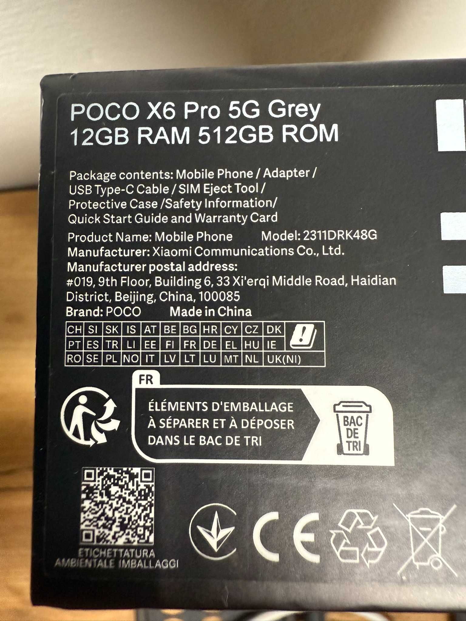 Poco X6 pro 512GB