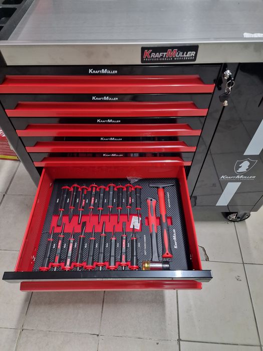 Carinho De ferramenta de 7 gavetas completas novo