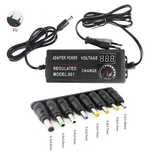 Fonte de Alimentação Ajustável 3V a 24V 3A Display 8 Adaptadores NOVO