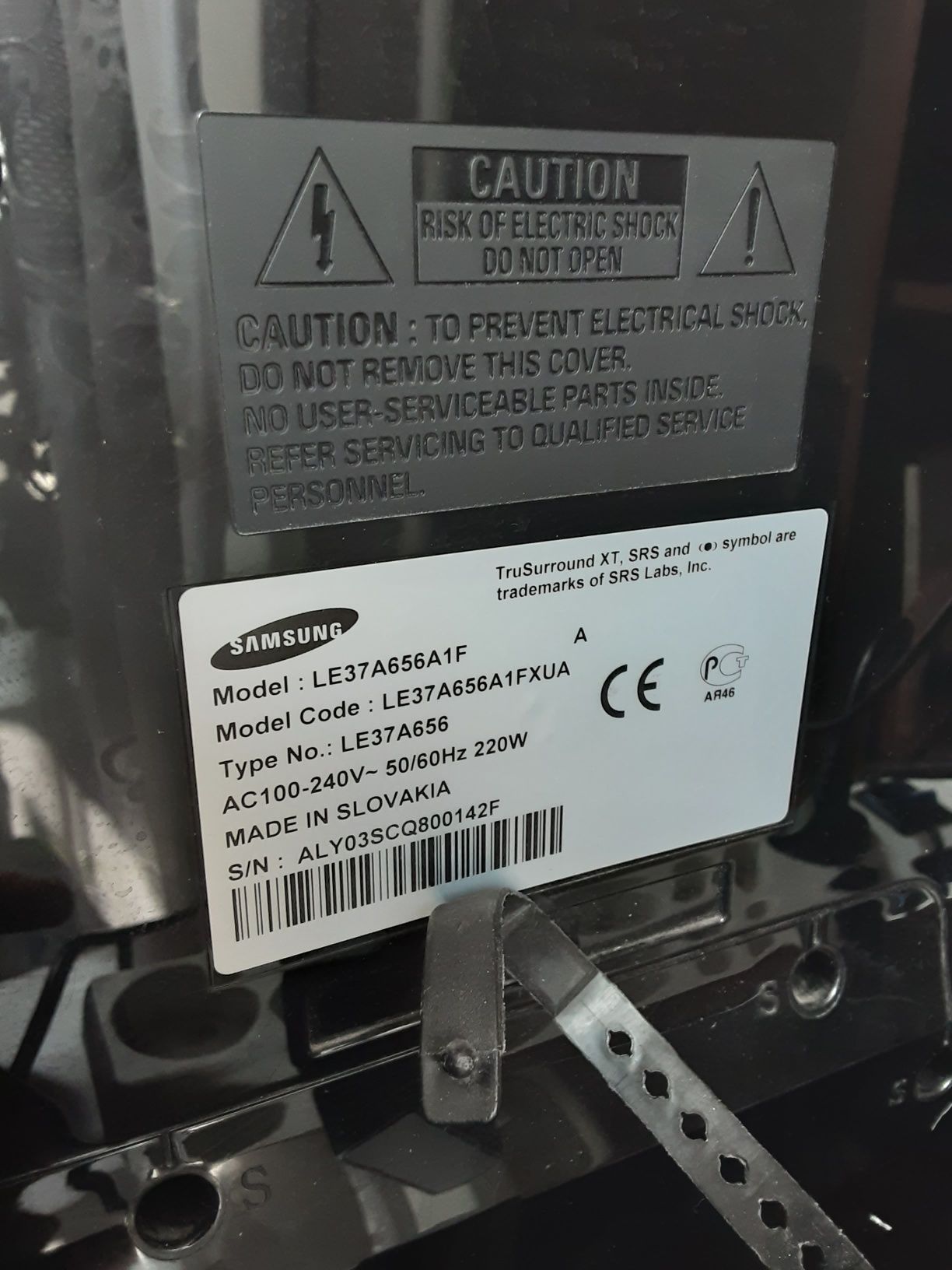 Телевизор Samsung LE37A656 в хорошем рабочем состоянии