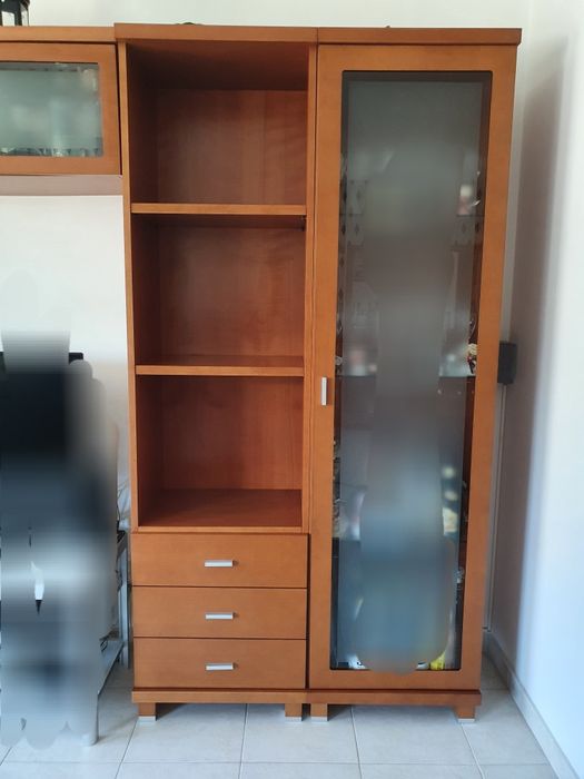 Mobília de Sala em madeira pinho mel