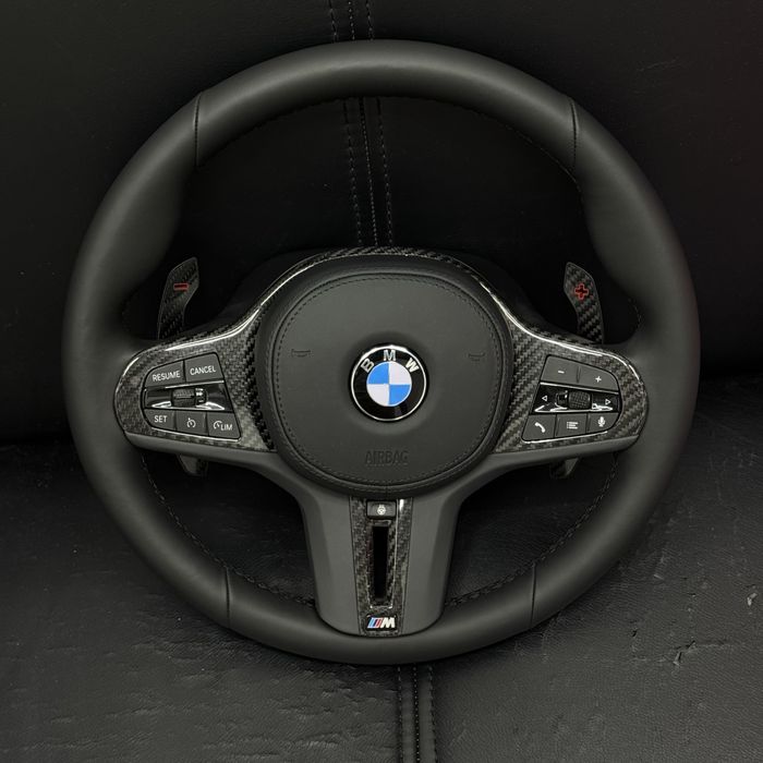 М руль карбон на BMW ОРИГІНАЛ НОВЕ G20 G05 G30 G01 G42 G06 G02 G80 G82