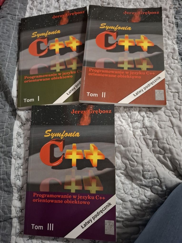 Jerzy Grębosz Symfonia C++ tom 1 2 3 I II III programowanie w języku