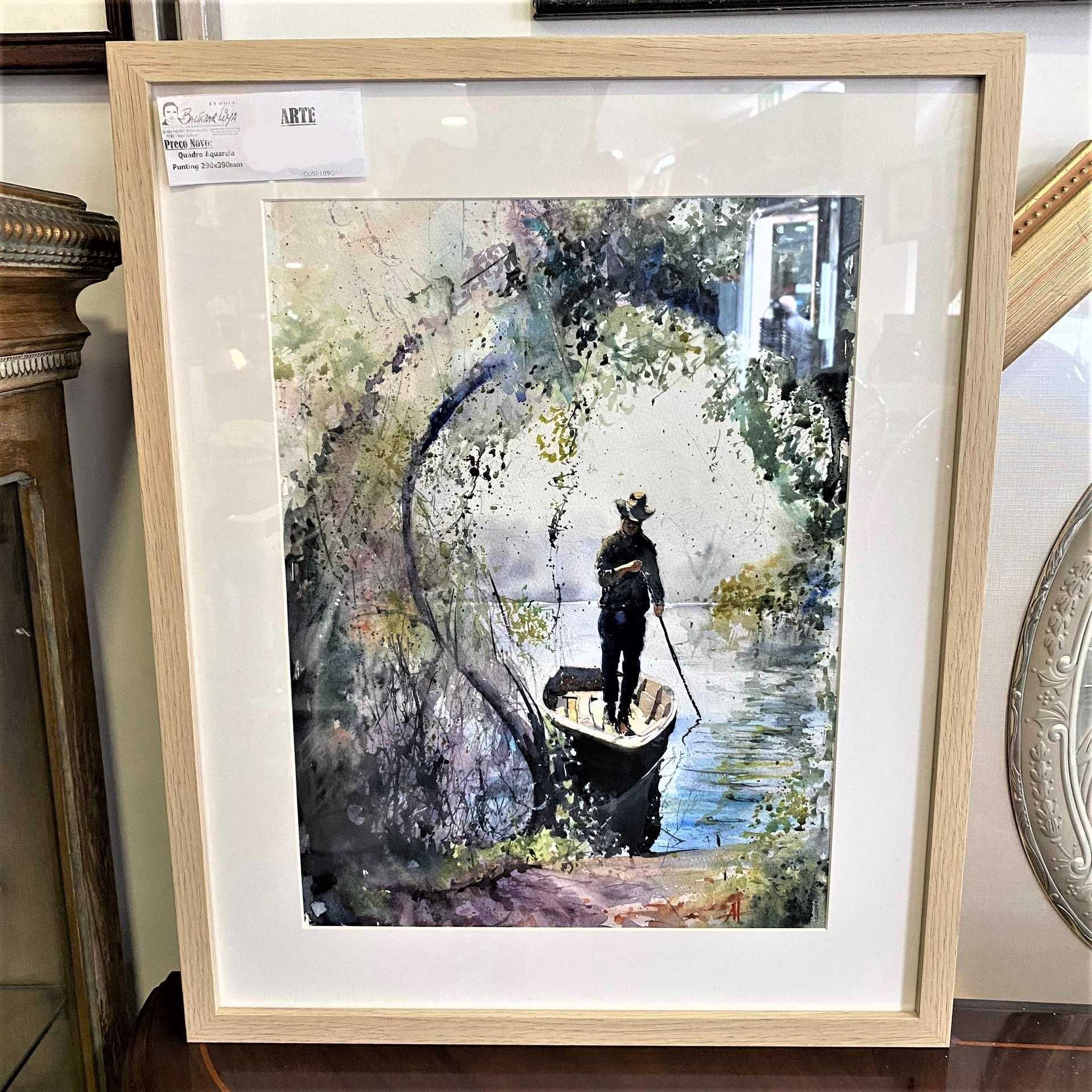 Quadro Aquarela Punting 530x440mm