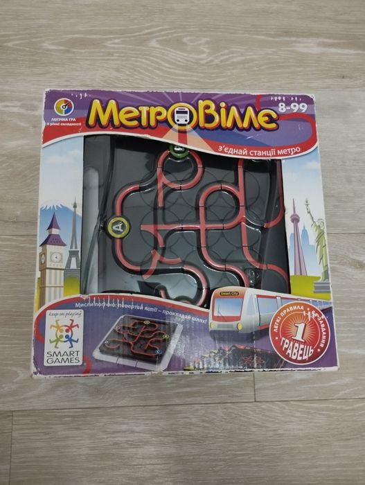 Smart games Metro Ville / МетроВіллє настільна гра головоломка