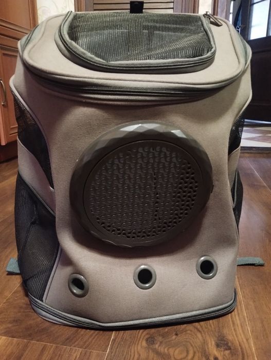 Рюкзак переноска для кішок, котів, собак до 10 кг з ілюмінатором