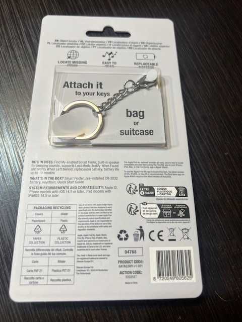 Lokalizator wspópracujący z Apple Iphone My find Tag Smart Finder Nowy