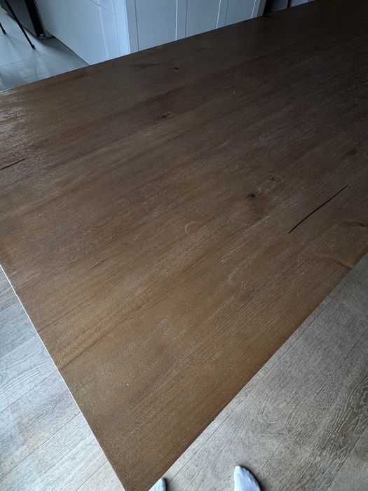 Henders Hazel stol drewniany dębowy dąb 220x100 jak kler ikea jysk