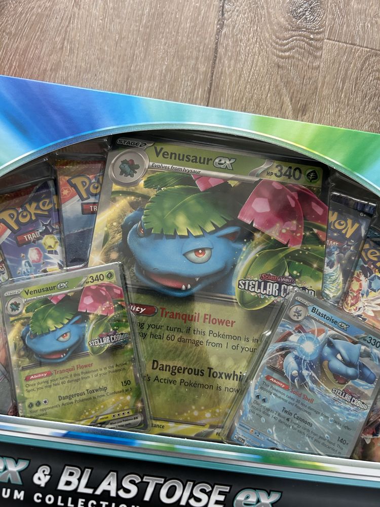 Venusaur ex & blastoise ex Premium Collection