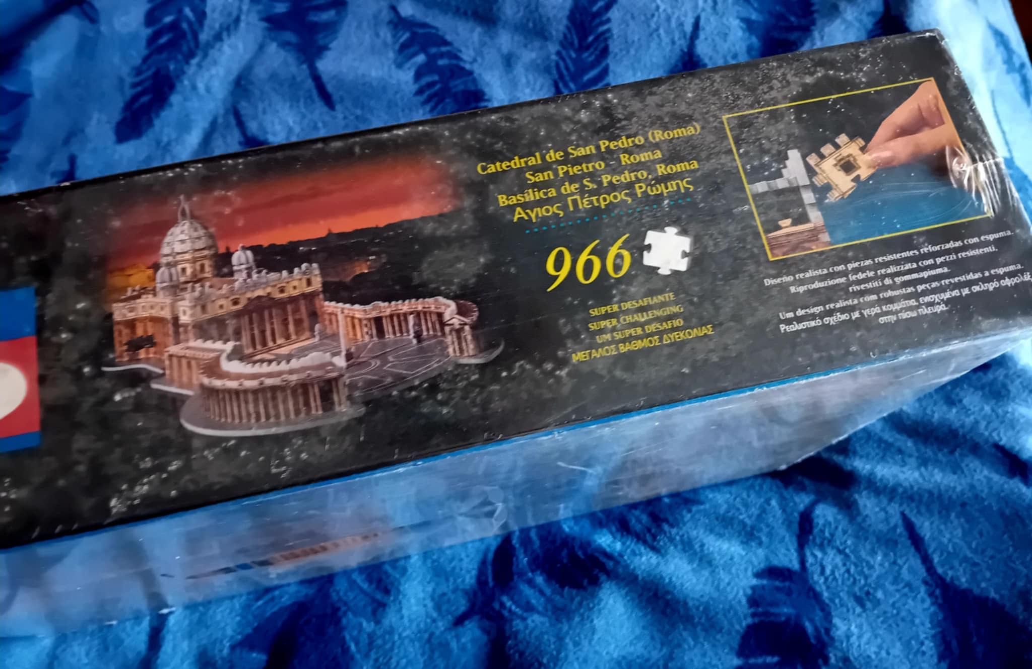 Vaticano praca de sao Pedro 3D puzzle novo