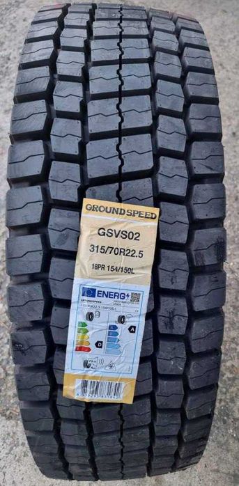Шини нові GROUNDSPEED 315/70R22.5 154L GSVS02