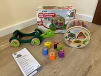 Zabawka motoryczna edukacyjna sorter Playtive Żółw drewniany