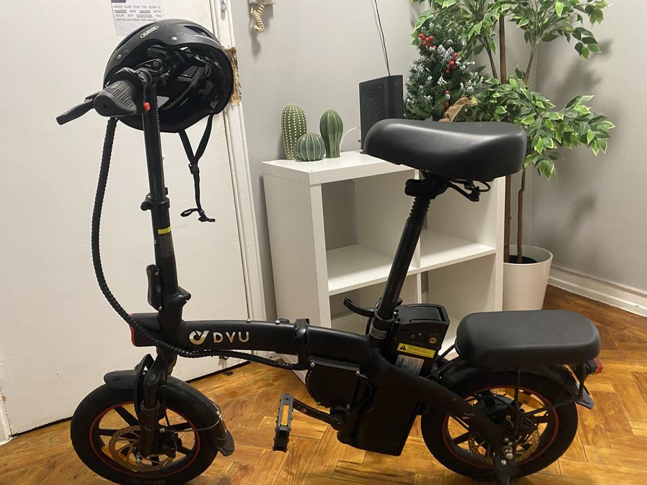 Bicicleta elétrica dobrável