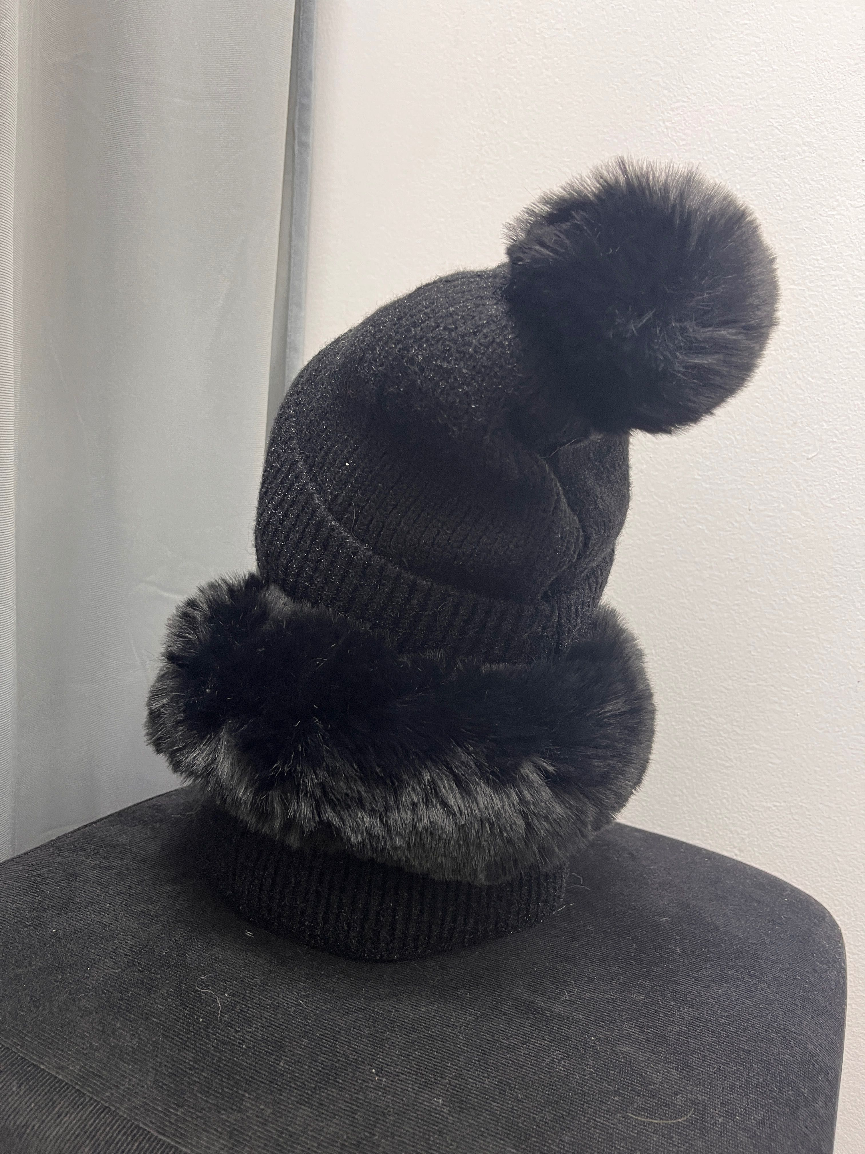 Komplet zimowy czapka+komin