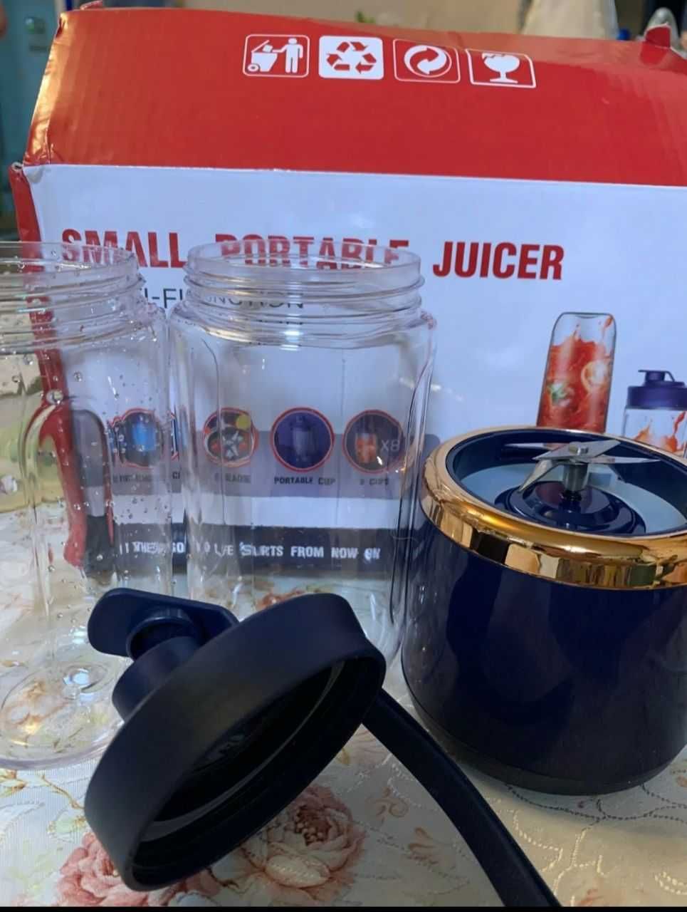 Многофункциональный блендер Juicer, портативный, USB.