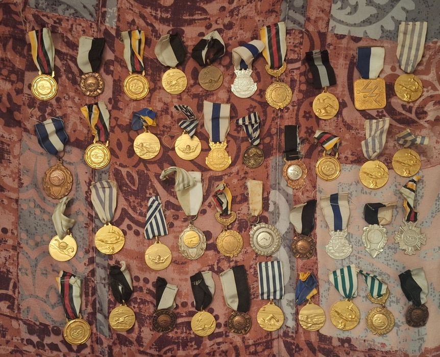 Lote de Medalhas de Natação