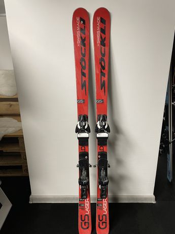 Narty STOCKLI LASER VRT GS FIS 136cm juniorskie gigantki zawodnicze