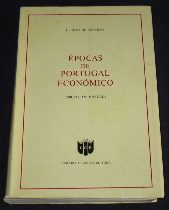 Livro Épocas de Portugal Económico Lúcio Azevedo