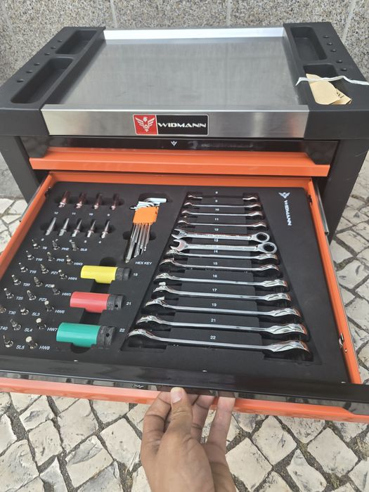 Carrinho de 4 ferramentas gavetas novo