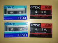 аудіо касети SONY EF improved 90, TDK A-90