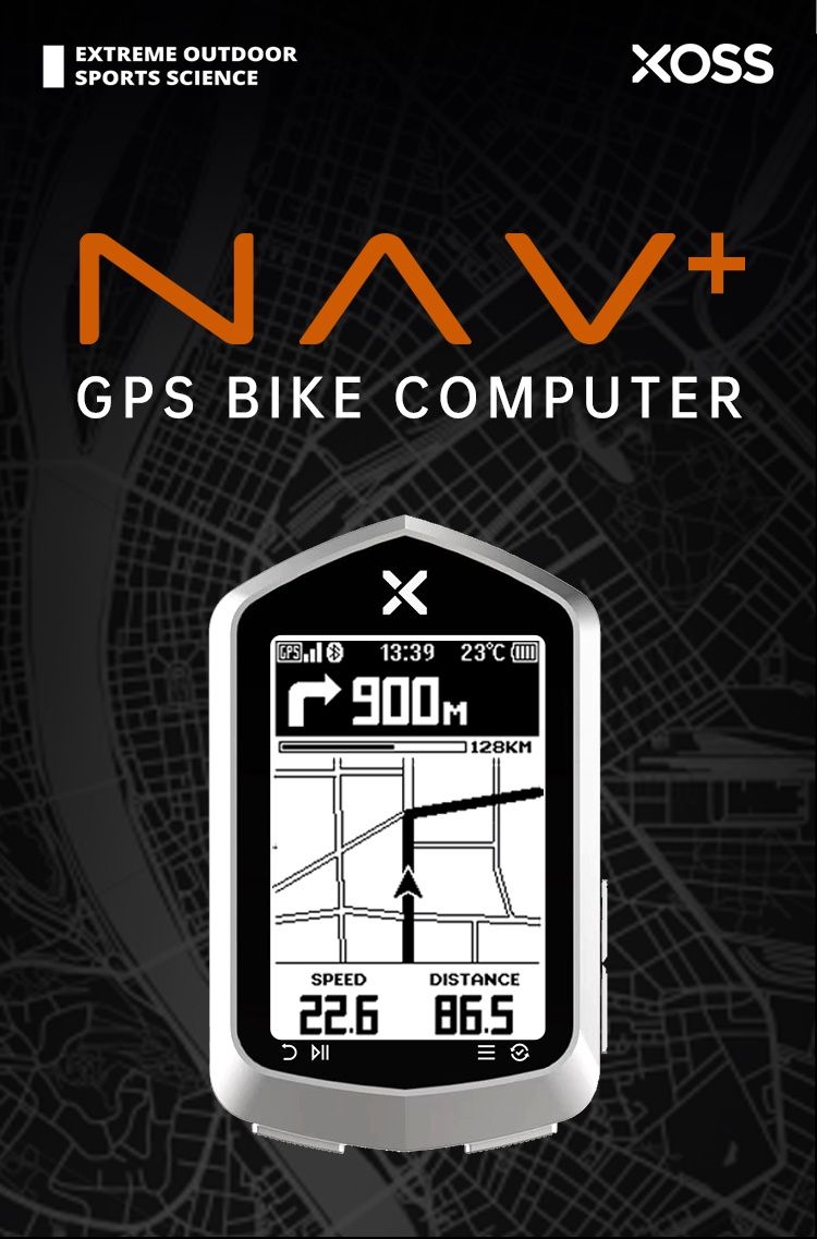 XOSS NAV+ PLUS - licznik rowerowy z nawigacją / nawigacja rowerowa