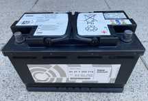 Bateria 12V 80Ah 800A AGM, original BMW como nova - com Teste.