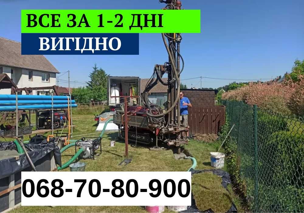 Буріння свердловин с.Щасливе / Бурение скважин с.Счастливое