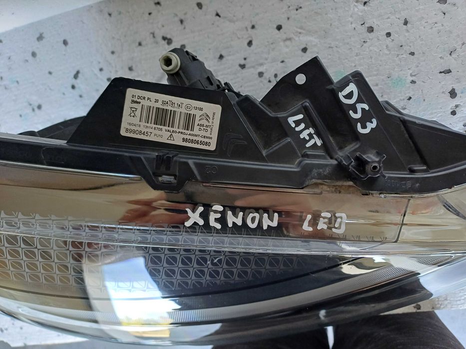 lampa prawa citroen ds3 lift xenon led model 9808.065.080