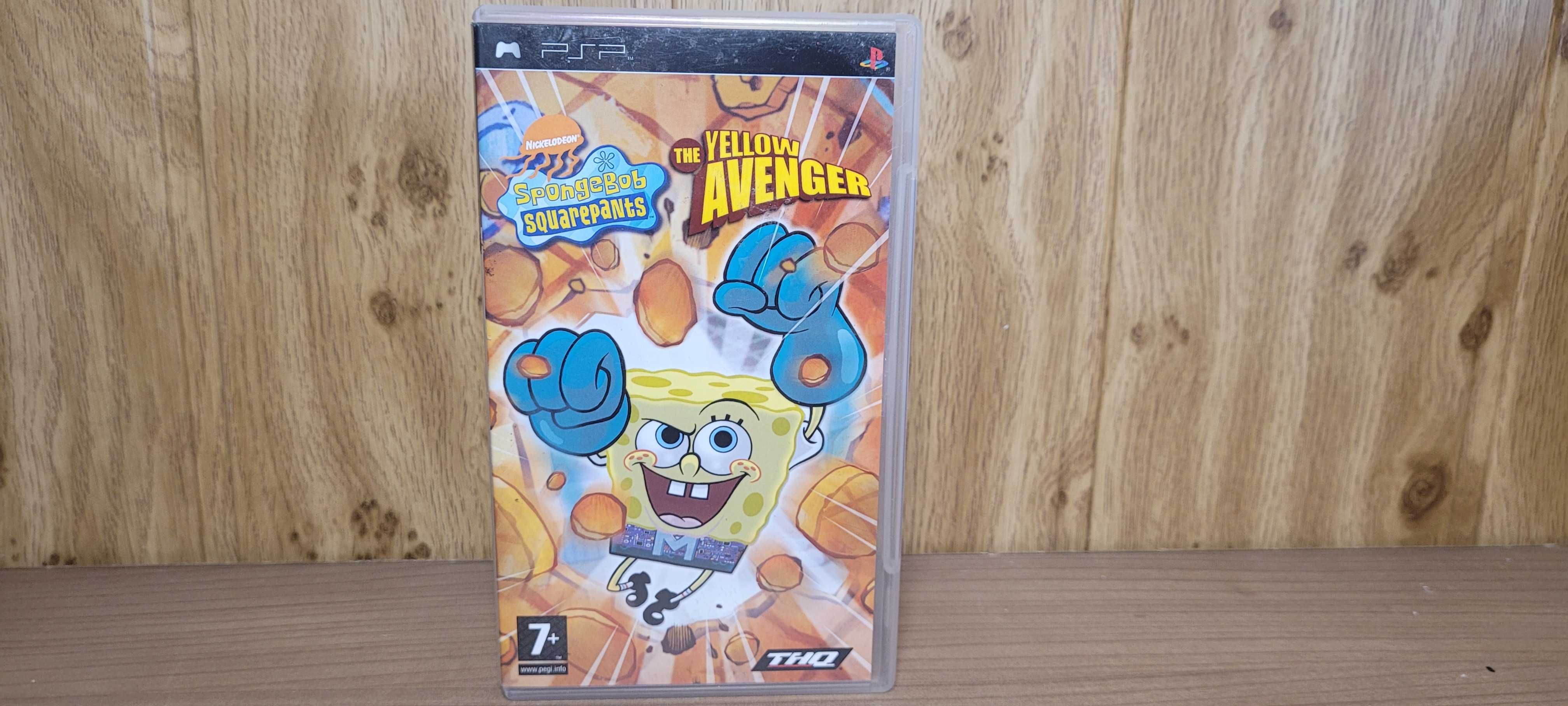 Spongebob Squarepants - Yellow Avenger PSP po Angielsku