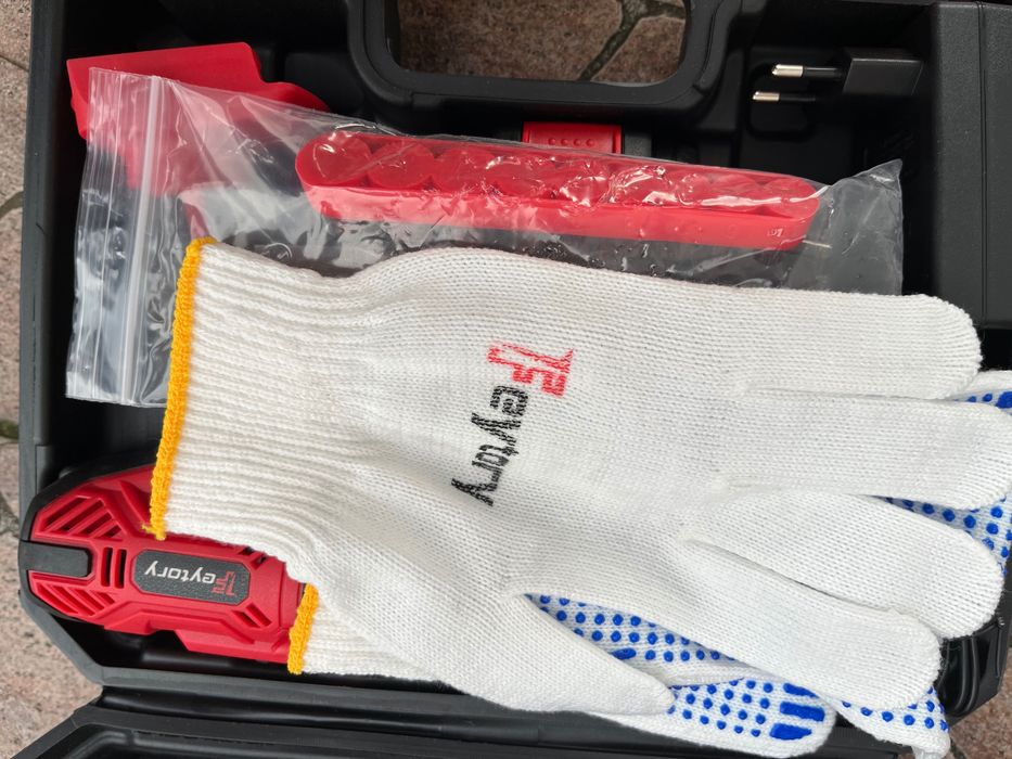 FEYTORY- Zestaw wkrętarek akumulatorowych 21 V z oświetleniem LED