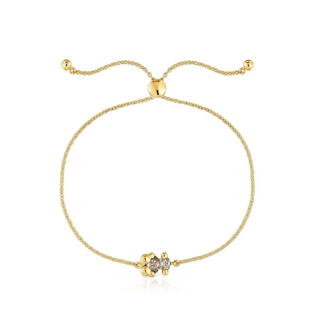 Bransoletka Tous Color Bear z zielonym spinelem