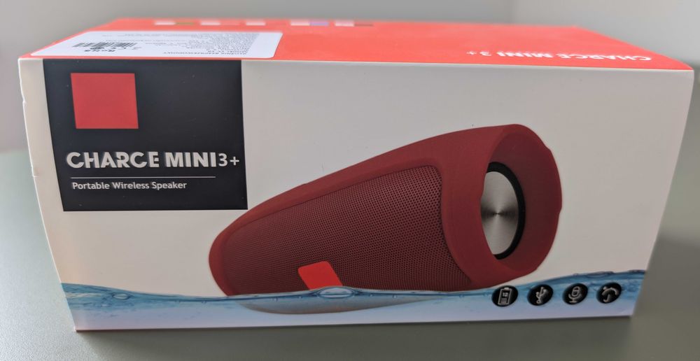 GŁOŚNIK BLUETOOTH 5.0 Charge mini 3+ z funkcją powerbank czarny