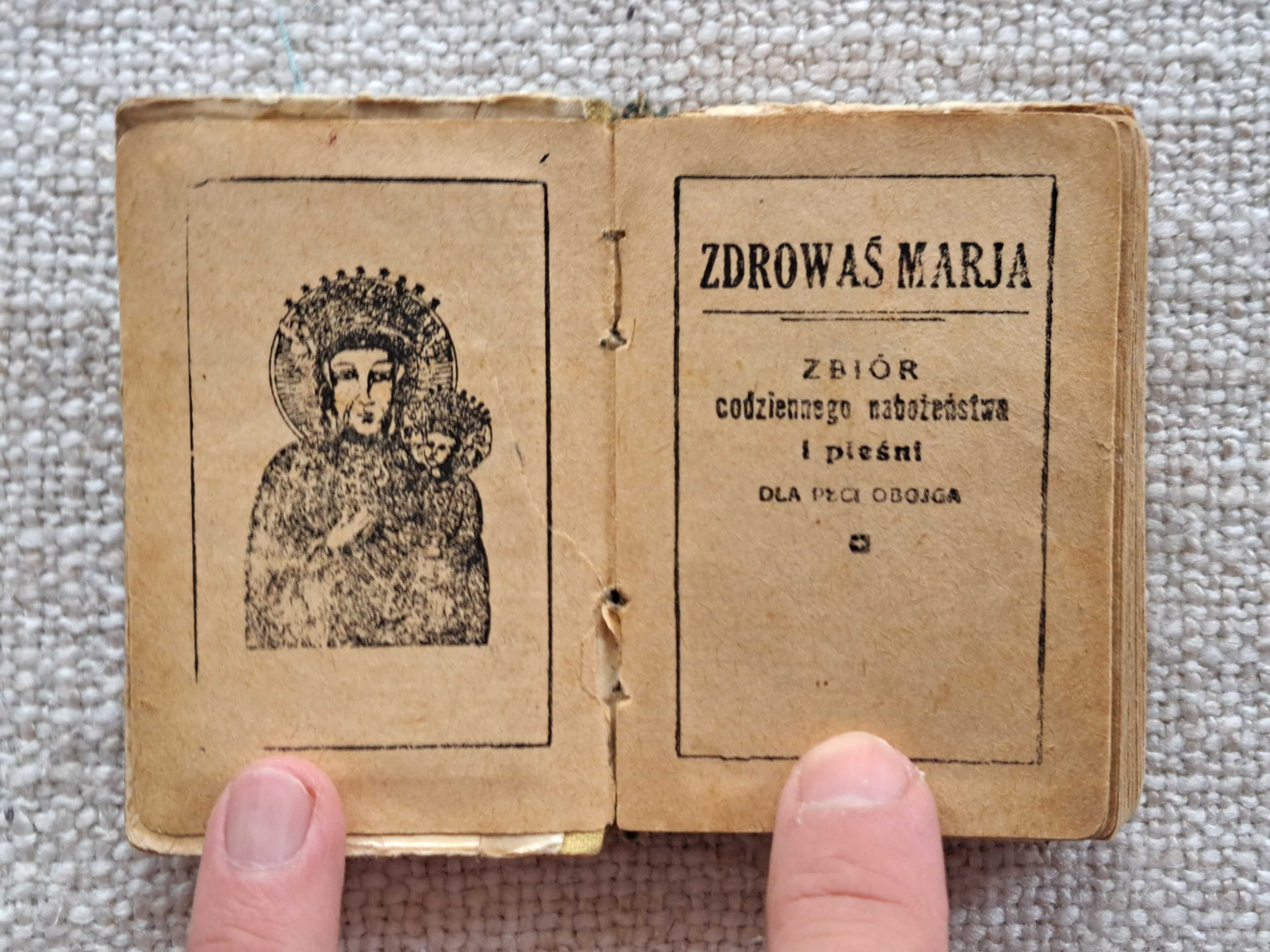 1927 rok. Zdrowaś Marja. Zbiór codziennego nabożeństwa. Miniatura