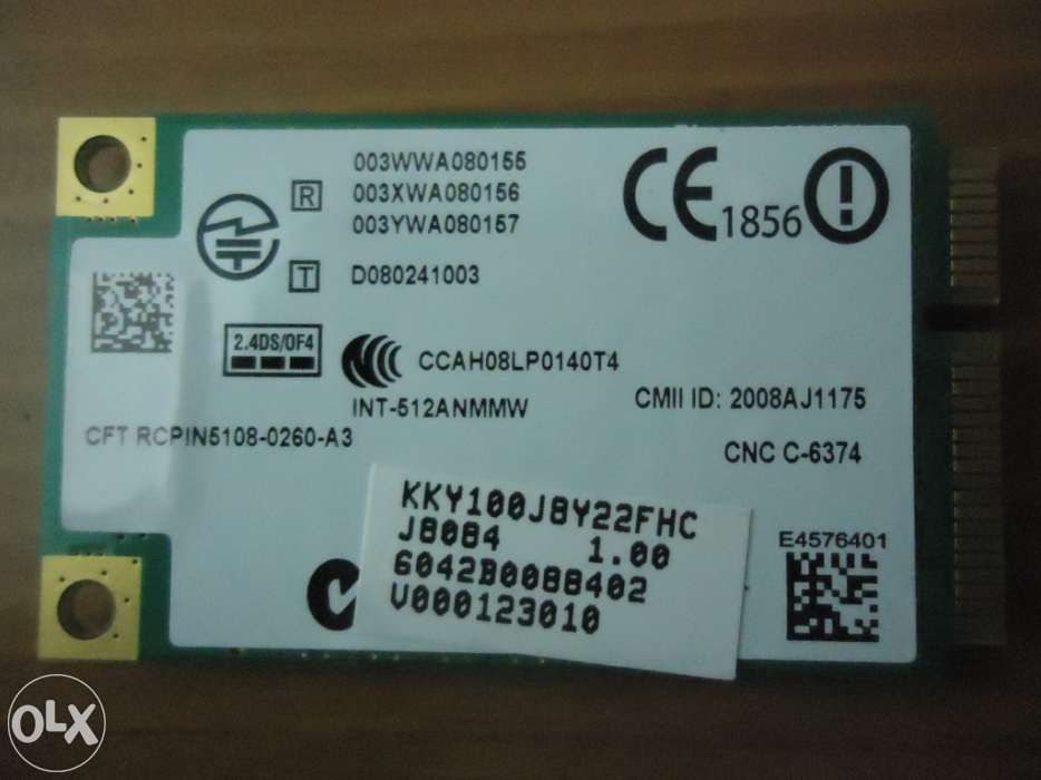 Placa Wi-Fi portatil Toshiba A300
