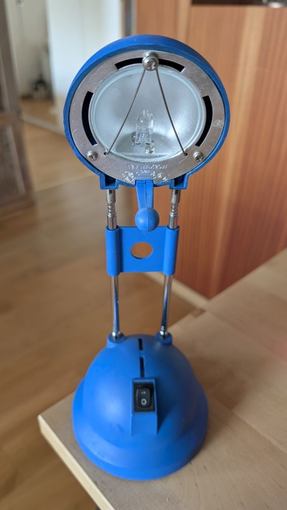 Niebieska mała lampka na biurko BRILUX DL-328