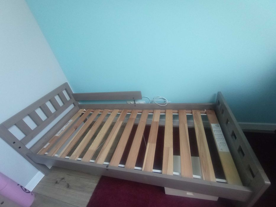 Ikea łóżko 70 160 szare Sultan