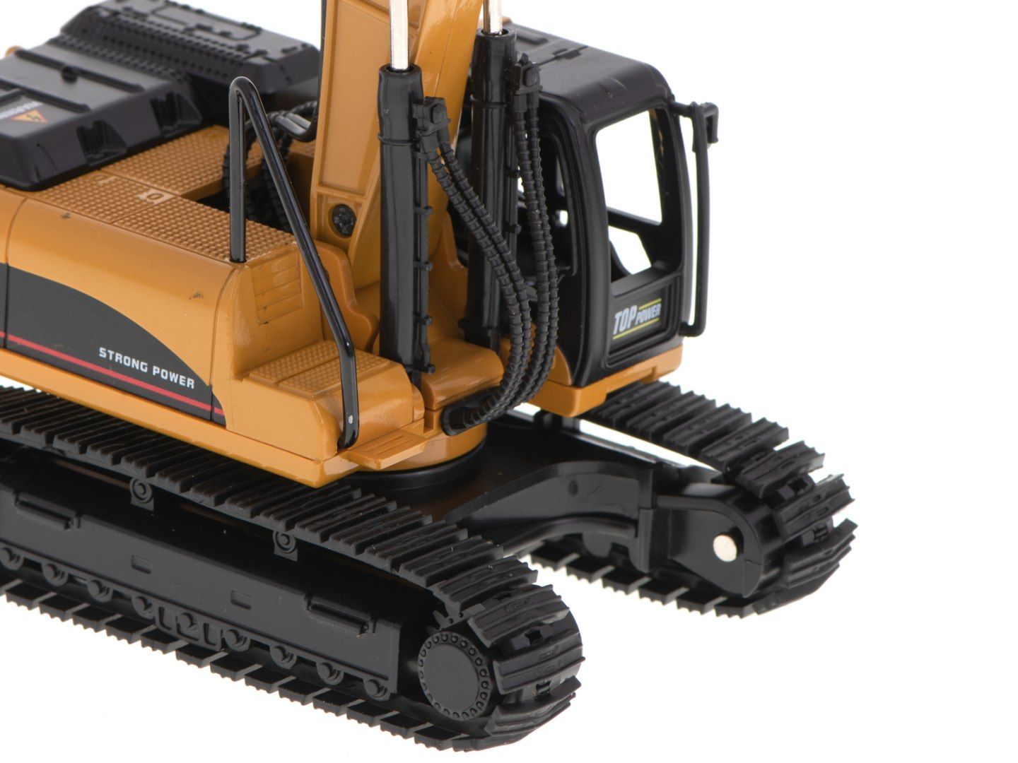 Koparka z łyżką na gąsienicach model z metalu Die-Cast H-toys 1:50