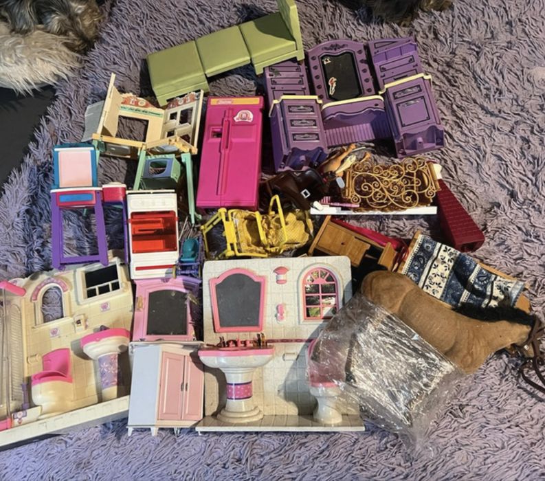 Akcesoria ,mebelki dla Barbie ,Mattel