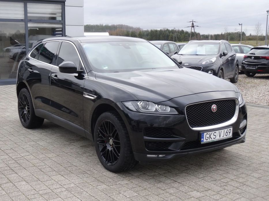 Jaguar F-Pace 3.0D 300KM Automat Led Skóra Navi Bezwypadkowy Zarejestrowany