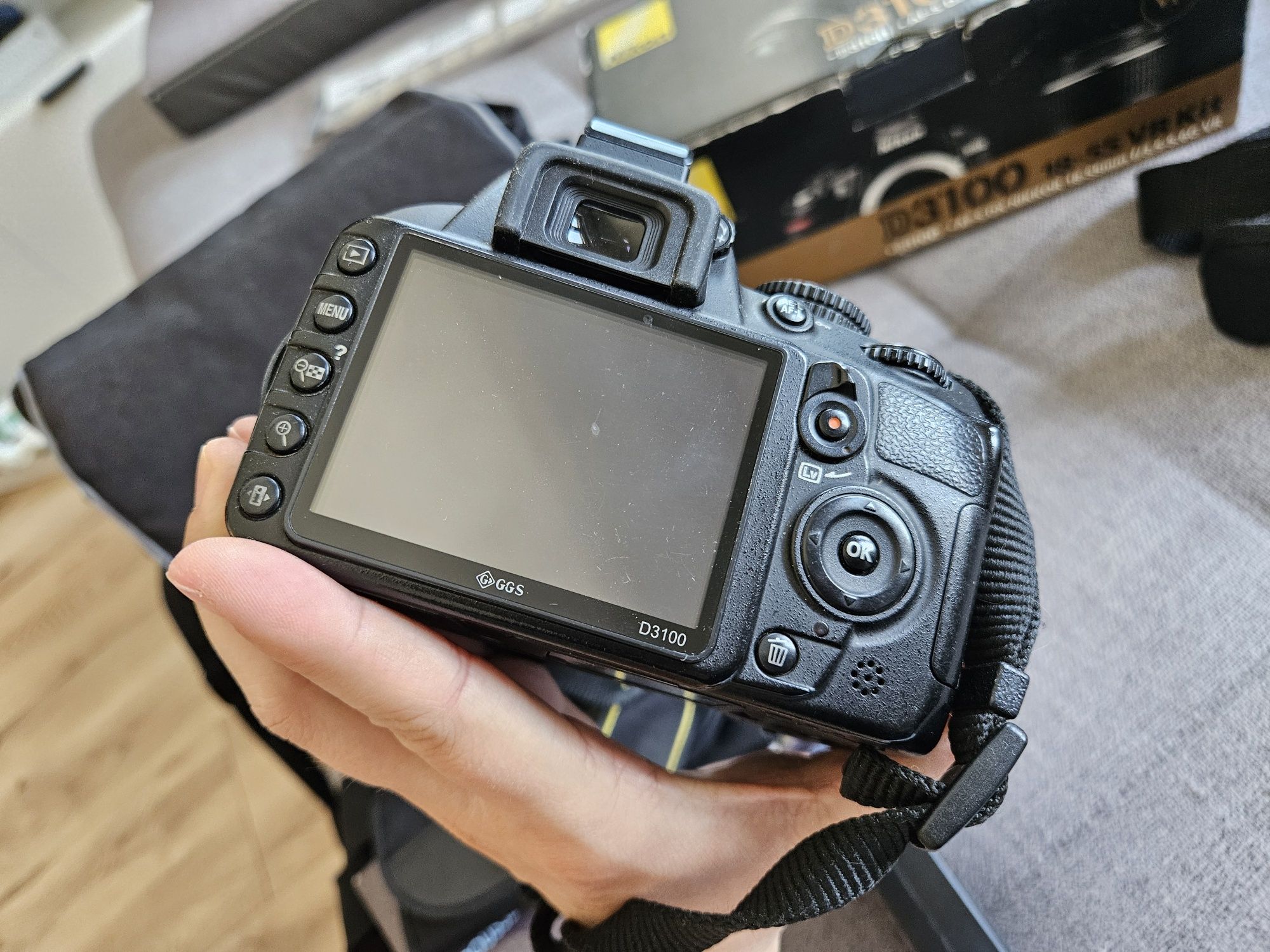 Aparat fotograficzny Nikon D3100 obiektyw 18-55mm + akcesoria