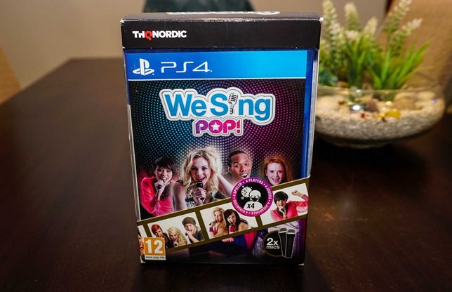 Jogo We Sing Pop + 2 microfones consola Sony Ps4 Novo