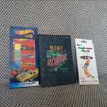 Przybory szkolne farbki hot wheels kredki metaliczne zeszyt
