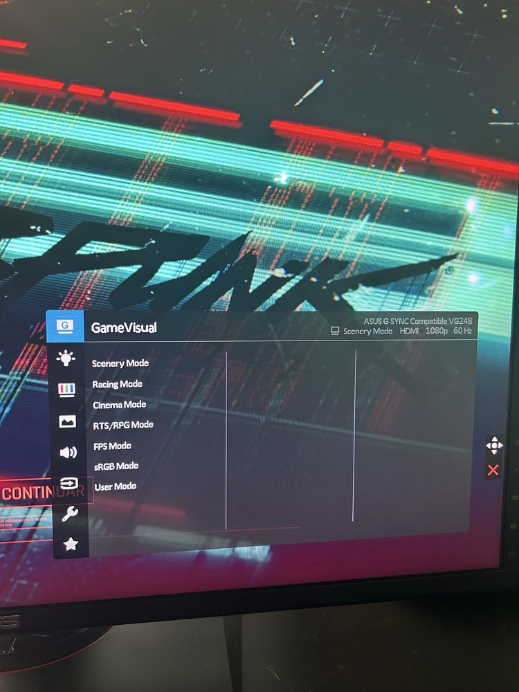 Monitor Gaming ASUS VG248QG (24'' - 165Hz - 0.5 ms - G-Sync)