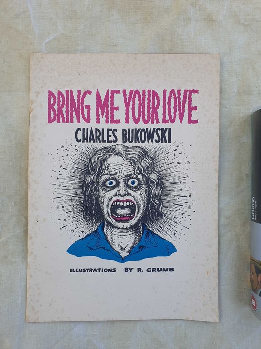 Conjunto livro Bukowski e cassete vhs Robert Crumb