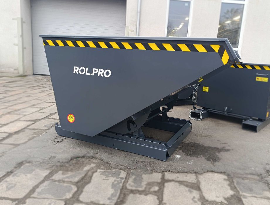 Kontener samowyładowczy/Koleba/Pojemnik do widlaka 1,5m3 NOWOŚĆ !!!