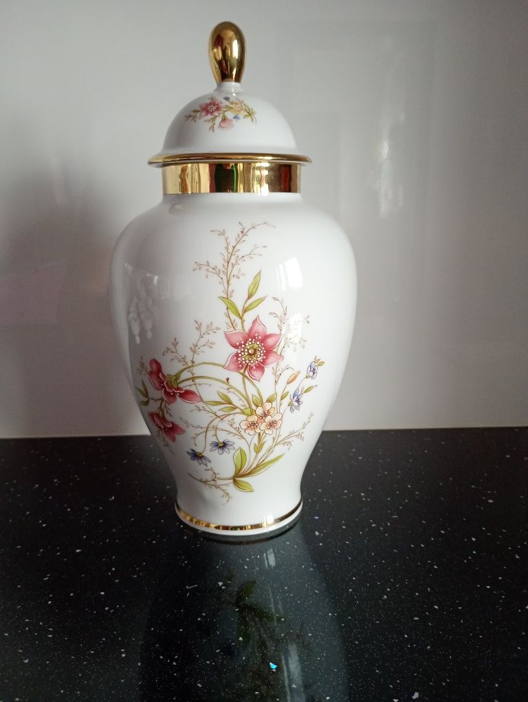 Piękny porcelanowy wazon vohenstrauss johann seltmann bavaria germany