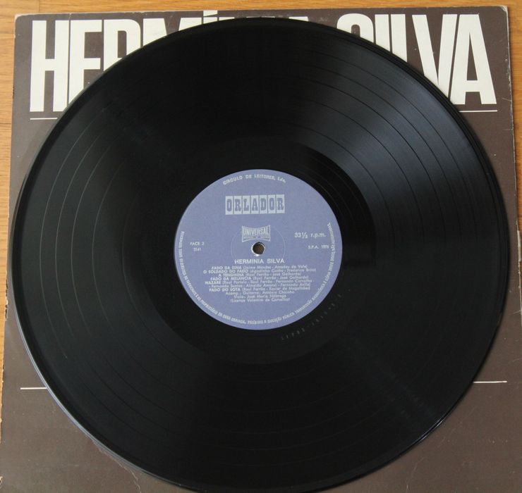 LP "Os Maiores Êxitos de Hermínia Silva" - Hermínia Silva, disco vinil