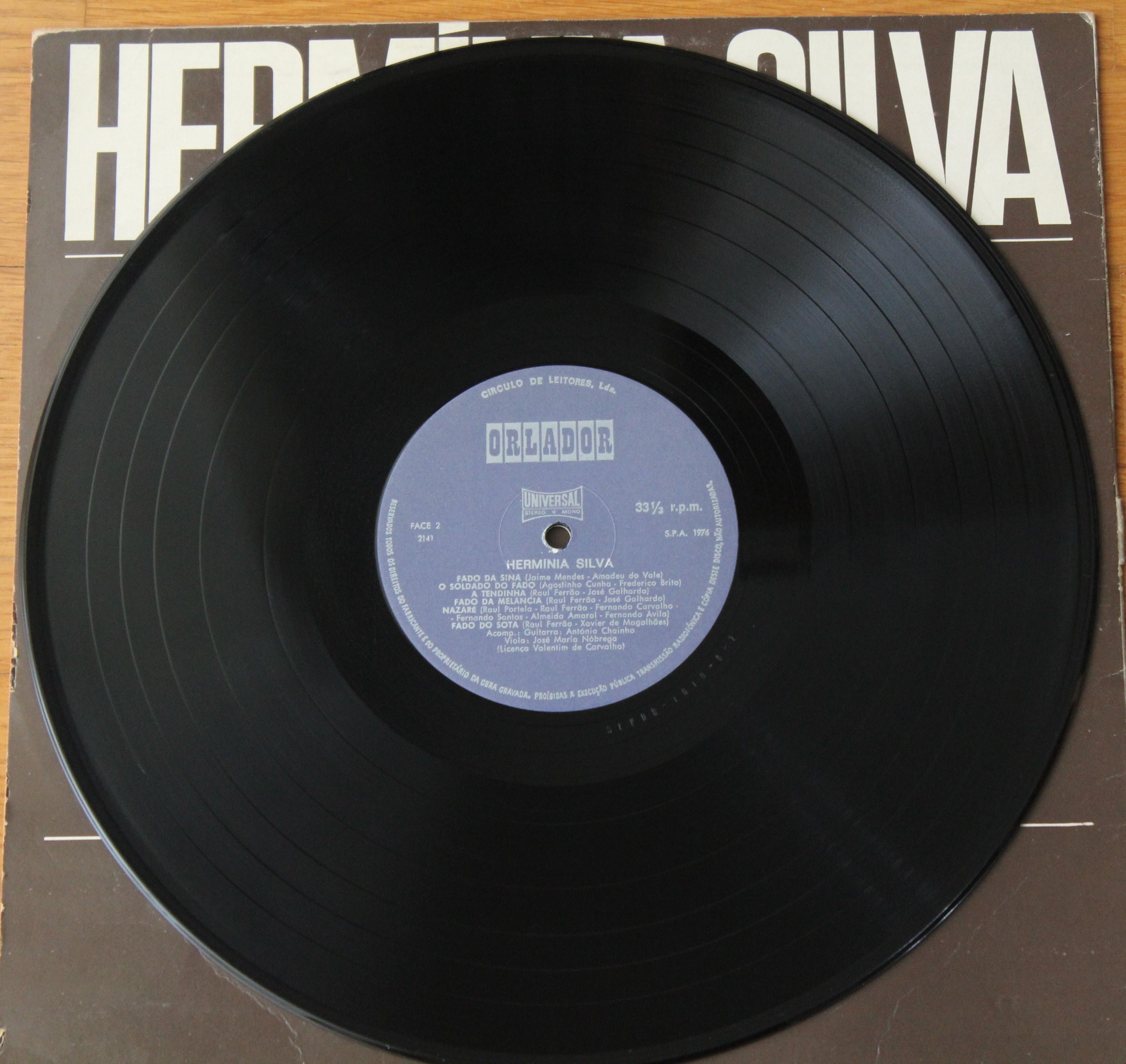 LP "Os Maiores Êxitos de Hermínia Silva" - Hermínia Silva, disco vinil